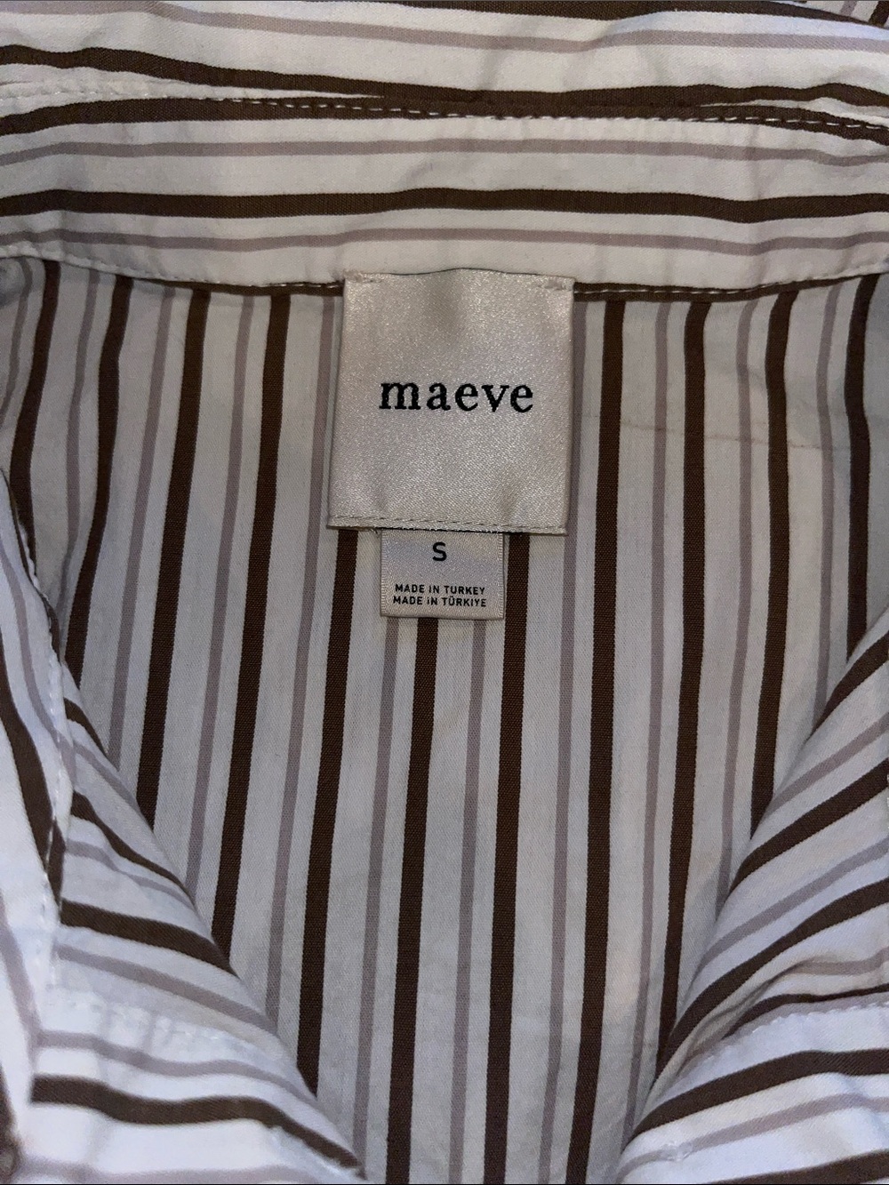 Maeve Belted Bubble-Hem Mini Shirt Dress | size small - Picture 9 of 9